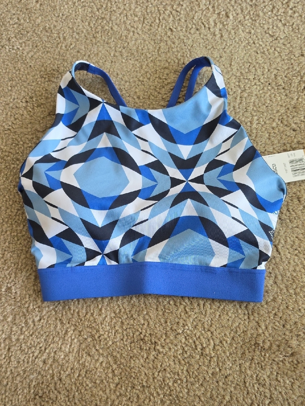 Adidas Womens Halter Sports Bra Size Small CD Cup